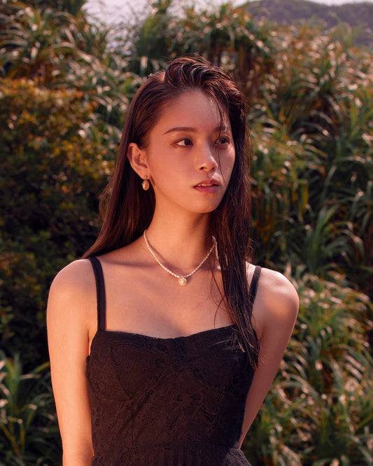 手作飾品品牌 Silhouette Spark 貝殼珍珠項鍊 Uiara Necklace