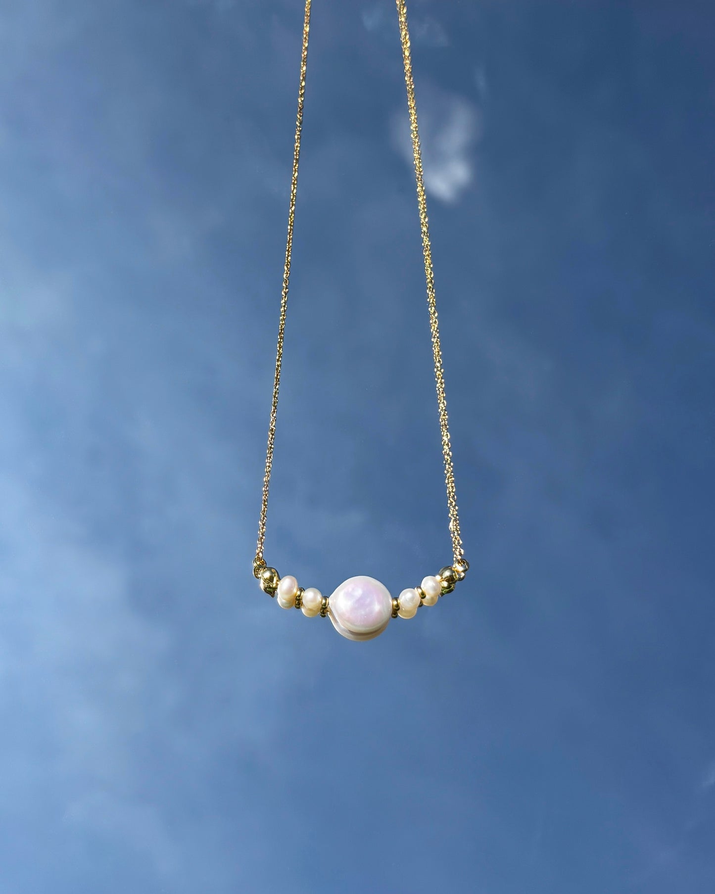 手作飾品品牌 Silhouette Spark 天然珍珠項鍊 Bruna Necklace