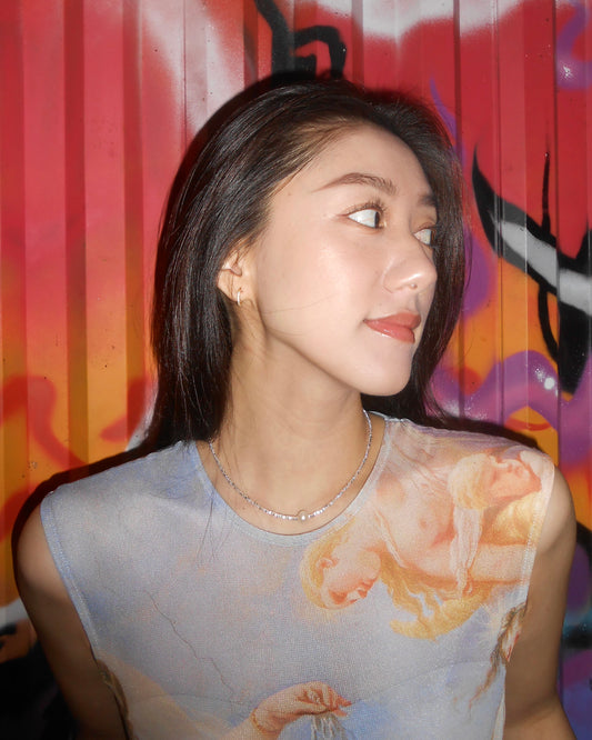 手作飾品品牌 Silhouette Spark 純銀項鍊 Aadav Necklace