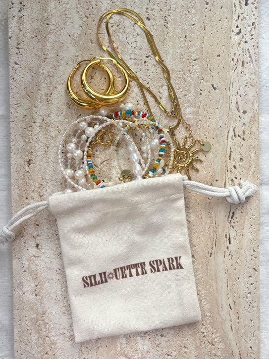 SILHOUETTE SPARK drawstring pouch