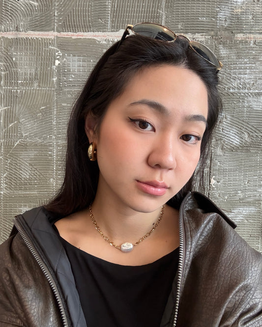 手作飾品品牌 Silhouette Spark 巴洛克珍珠項鍊 Nova Necklace