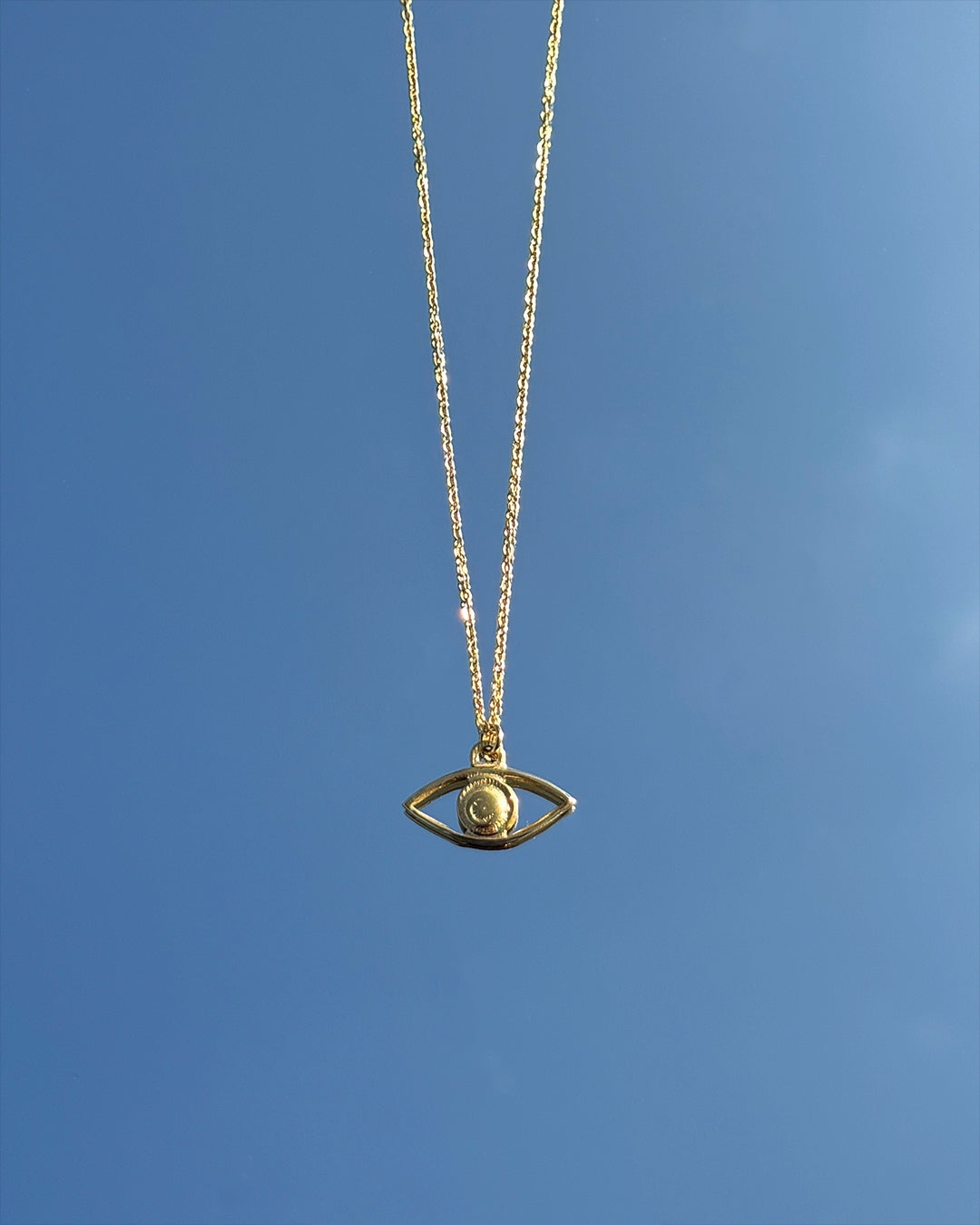 手作飾品品牌 Silhouette Spark 可碰水惡魔眼吊墜項鍊 Mona Necklace