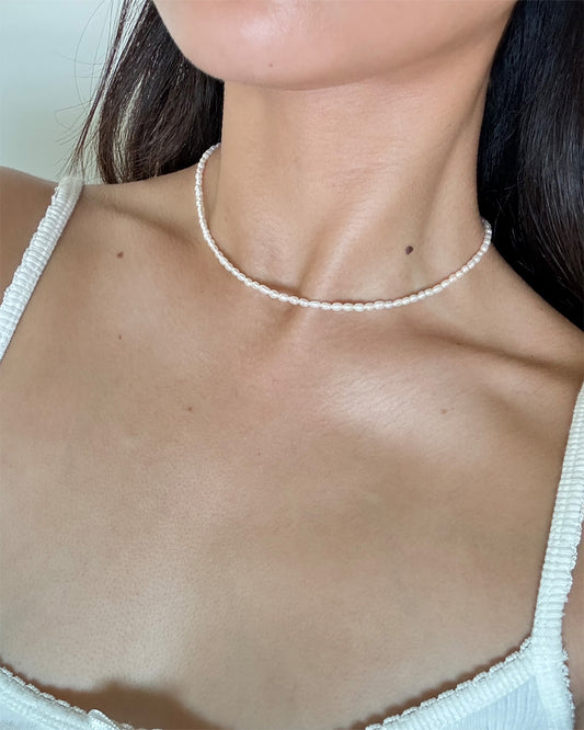 手作飾品品牌 Silhouette Spark 天然珍珠項鍊 Norm Necklace