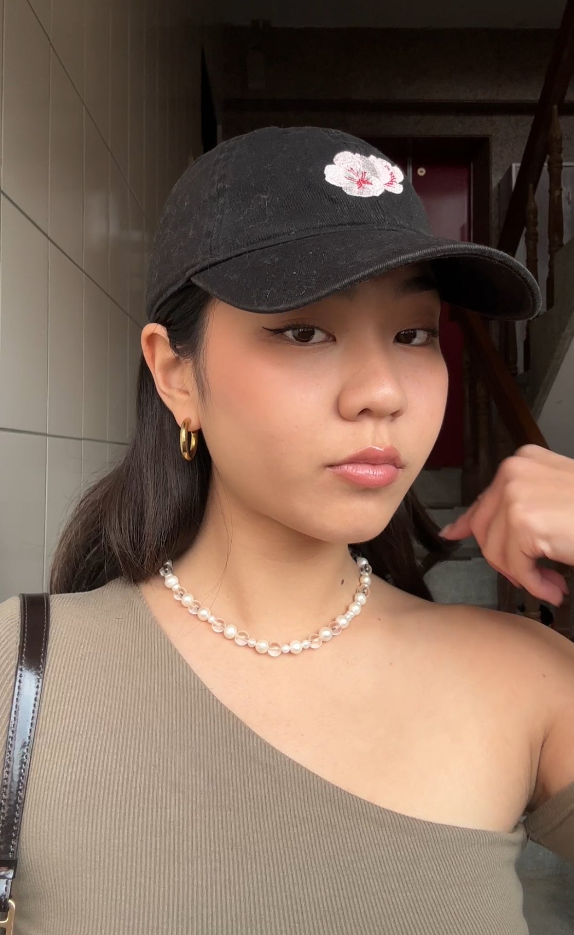 手作飾品品牌 Silhouette Spark 天然珍珠及水晶項鍊 Zaria Necklace