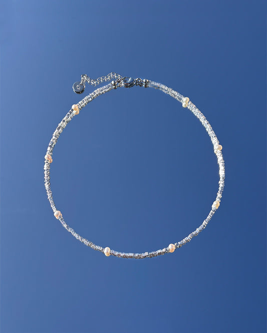 手作飾品品牌 Silhouette Spark 純銀碎銀子項鍊 ARYA necklace