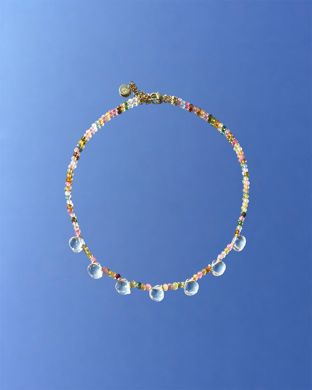 手作飾品品牌 Silhouette Spark 碧璽白水晶項鍊 Aurora 項鍊 Aurora necklace