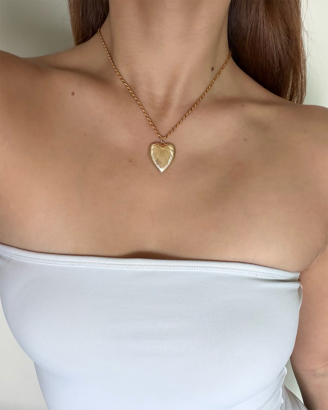 手作飾品品牌 Silhouette Spark 愛心吊墜項鍊 Bella 項鍊 Bella necklace