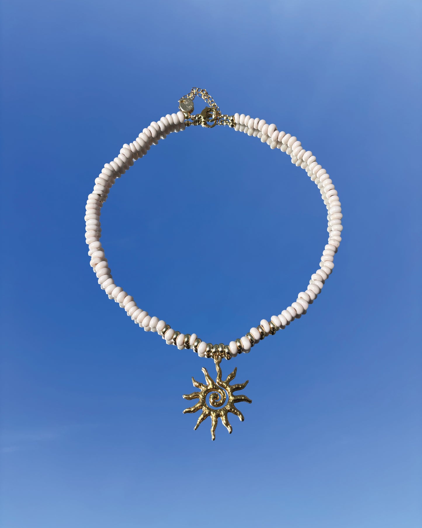 手作飾品品牌 Silhouette Spark 太陽吊墜項鍊 Bina 項鍊 Bina necklace