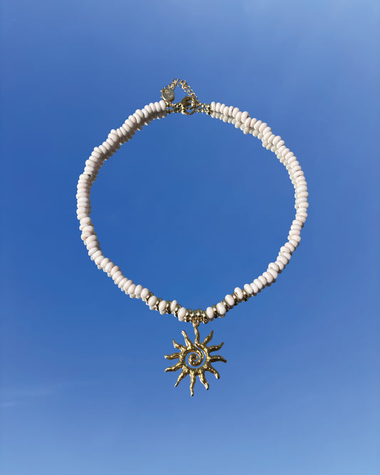 手作飾品品牌 Silhouette Spark 太陽吊墜項鍊 Bina 項鍊 Bina necklace