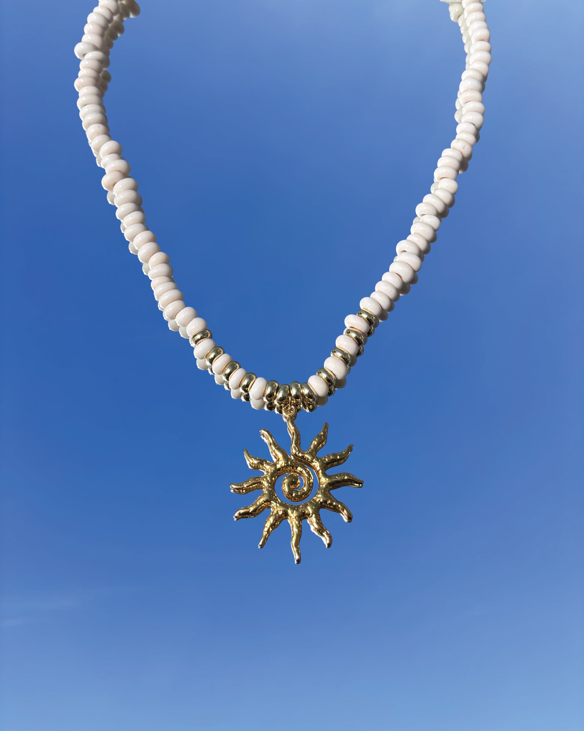 手作飾品品牌 Silhouette Spark 太陽吊墜項鍊 Bina 項鍊 Bina necklace