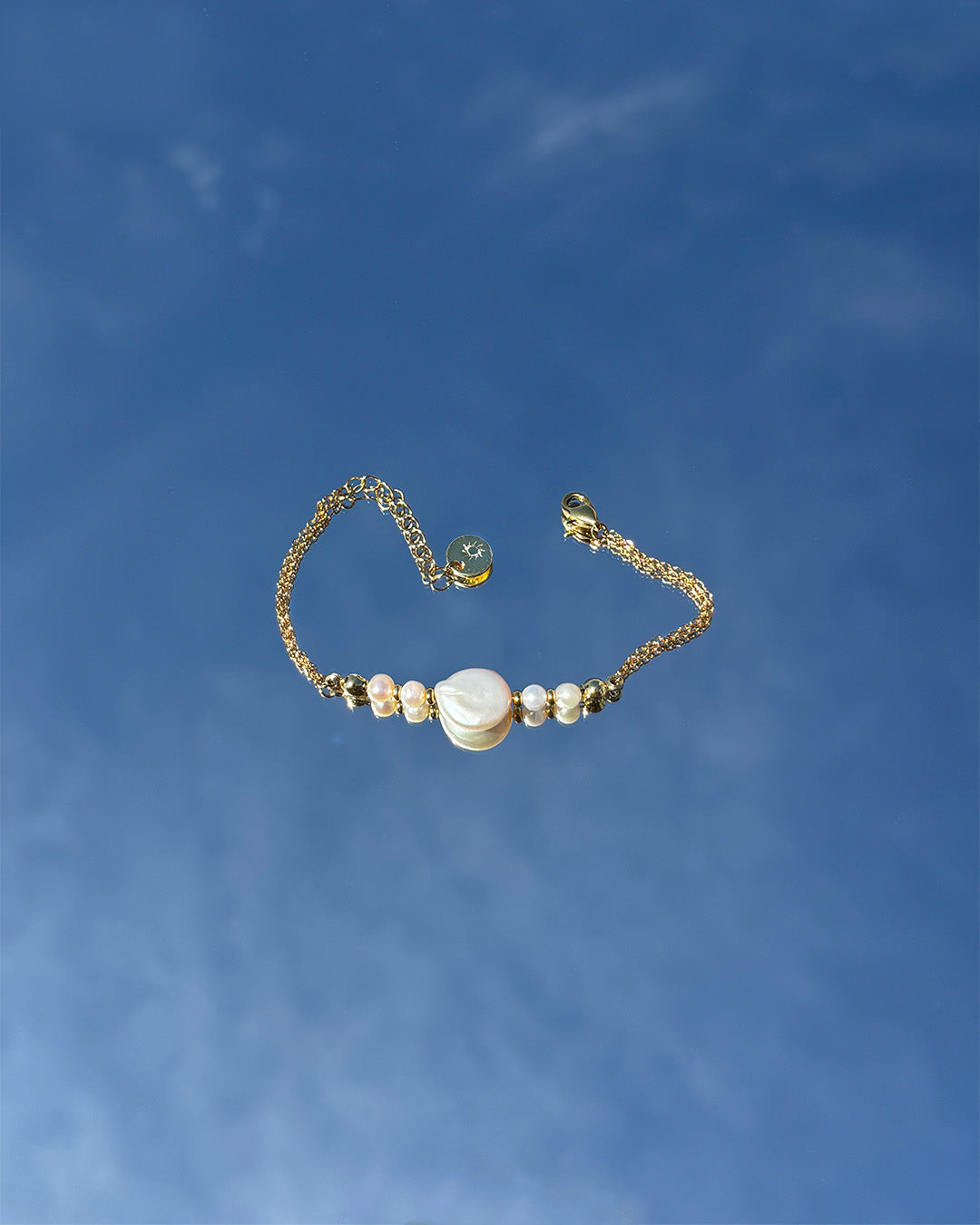 手作飾品品牌 Silhouette Spark 天然珍珠手鍊 Bruna Bracelet
