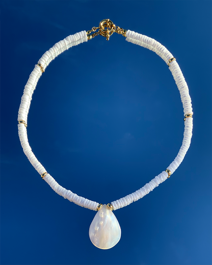 手作飾品品牌 Silhouette Spark 天然貝殼項鍊 Dione Necklace