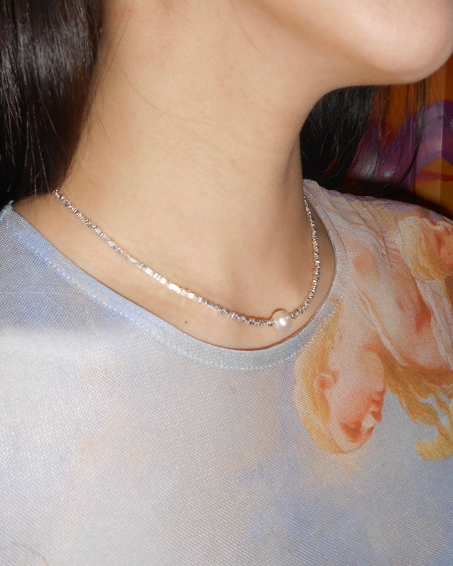 手作飾品品牌 Silhouette Spark 純銀項鍊 Aadav Necklace