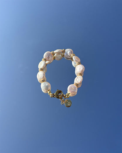 手作飾品品牌 Silhouette Spark 巴洛克珍珠手鍊 Emmy 手鍊 Emmy bracelet