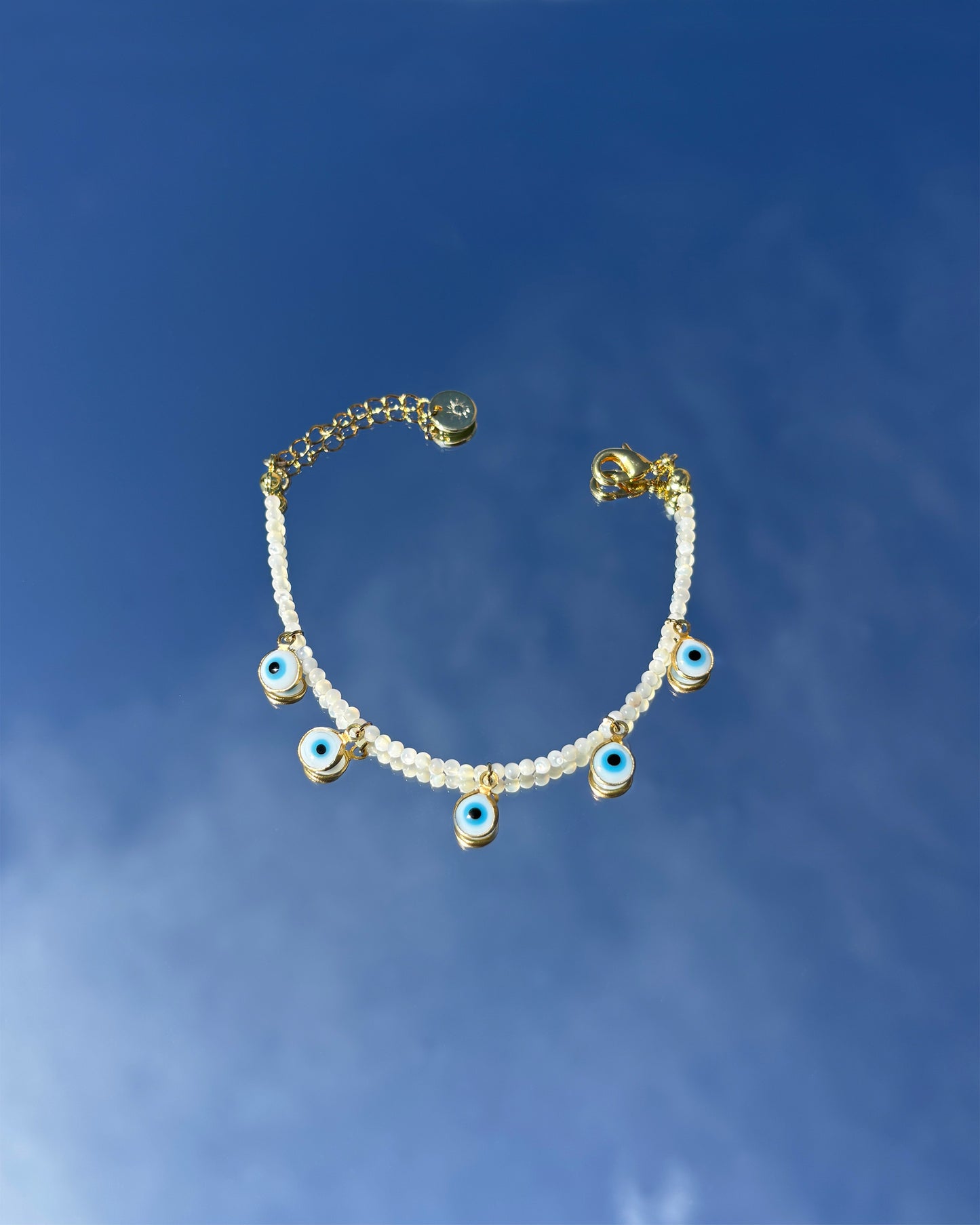 手作飾品品牌 Silhouette Spark 天然石惡魔眼手鍊 Eno Bracelet