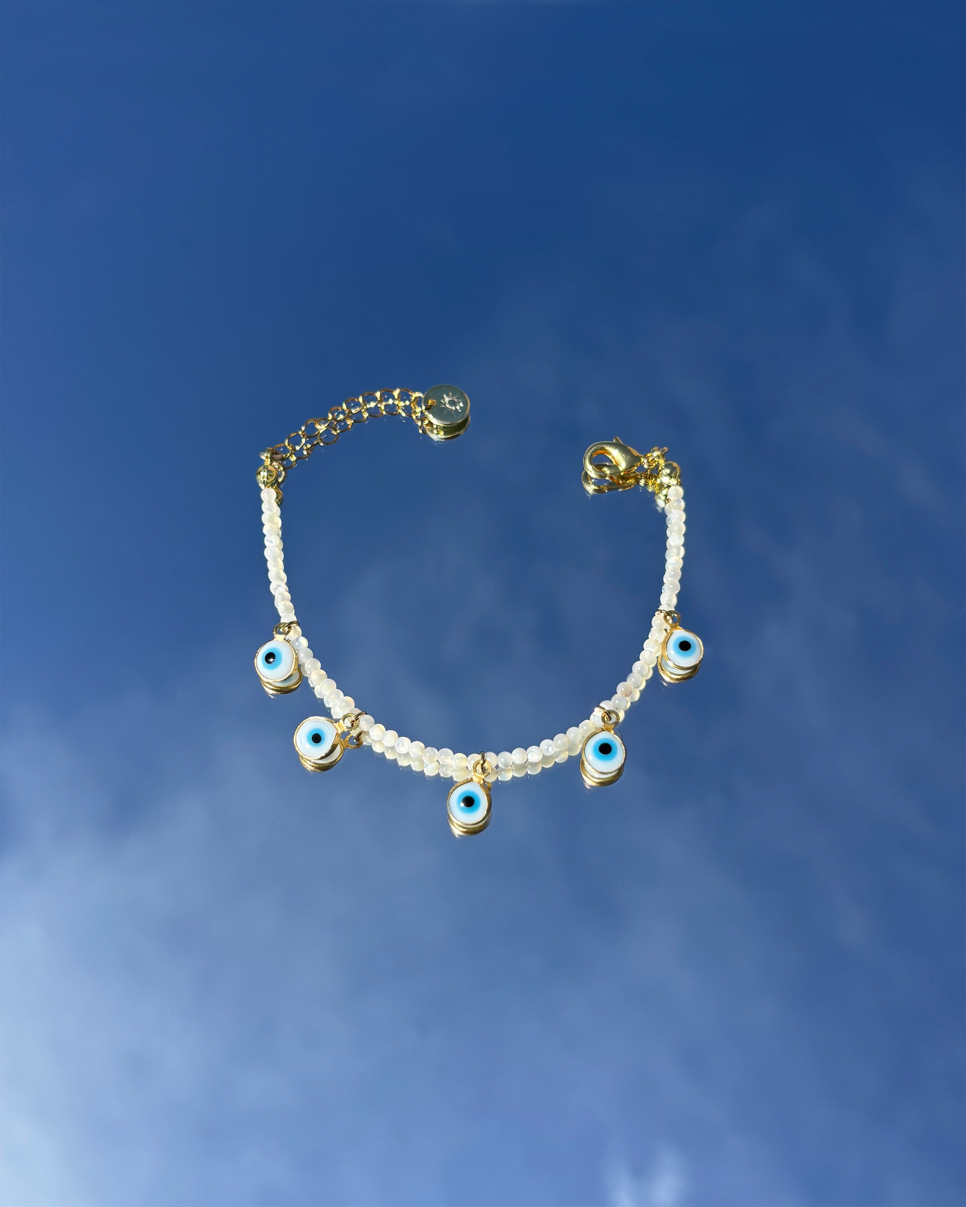手作飾品品牌 Silhouette Spark 天然石惡魔眼手鍊 Eno Bracelet