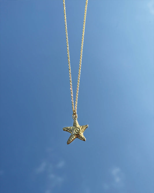 手作飾品品牌 Silhouette Spark 可碰水海星吊墜項鍊 Esta Necklace
