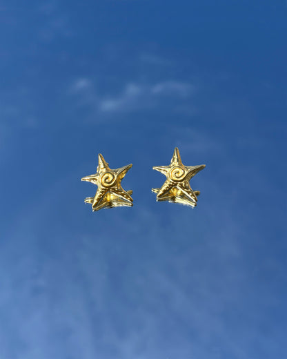 手作飾品品牌 Silhouette Spark 可碰水海星耳環 Esta Earrings