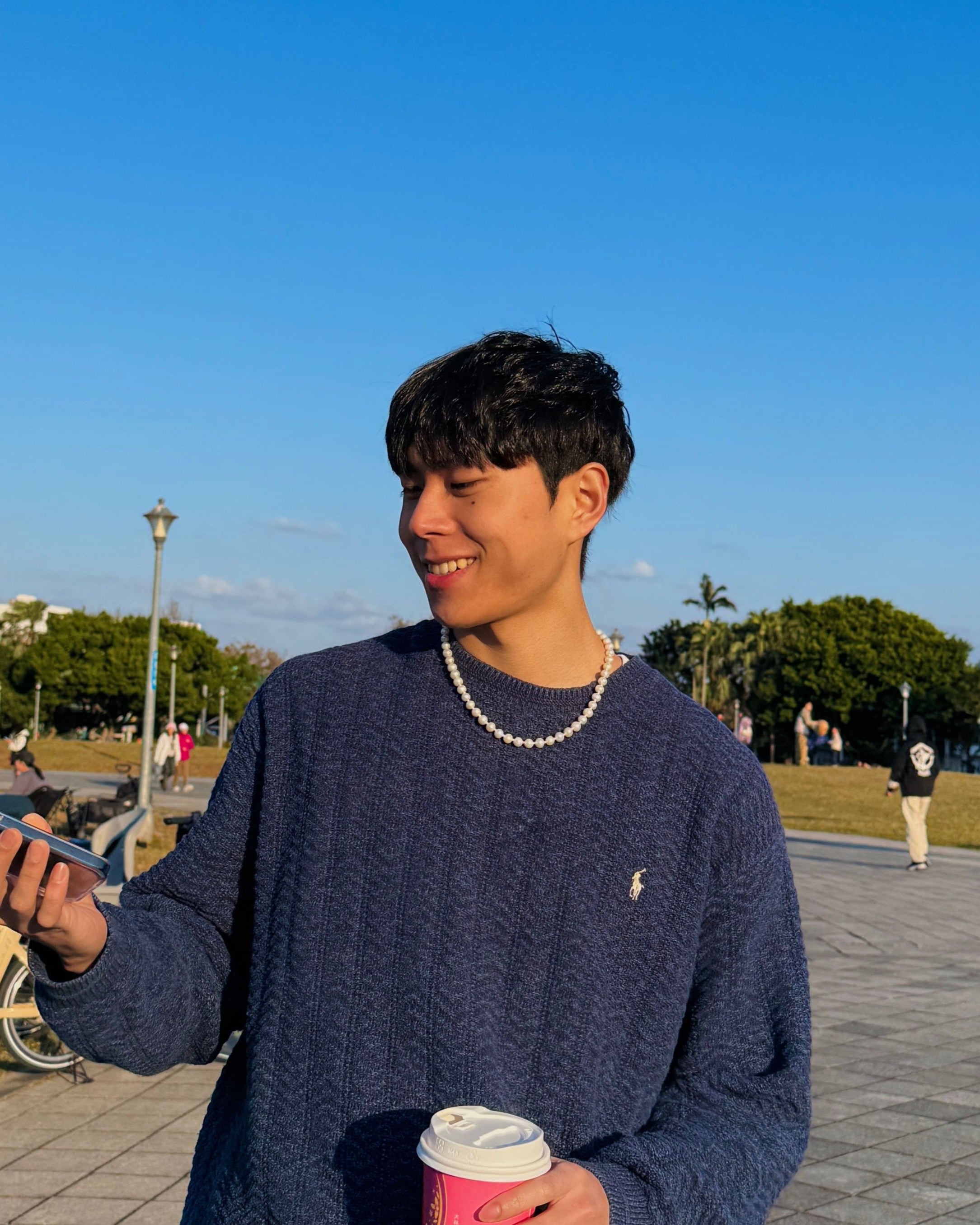 手作飾品品牌 Silhouette Spark 天然珍珠項鍊 Standard Necklace