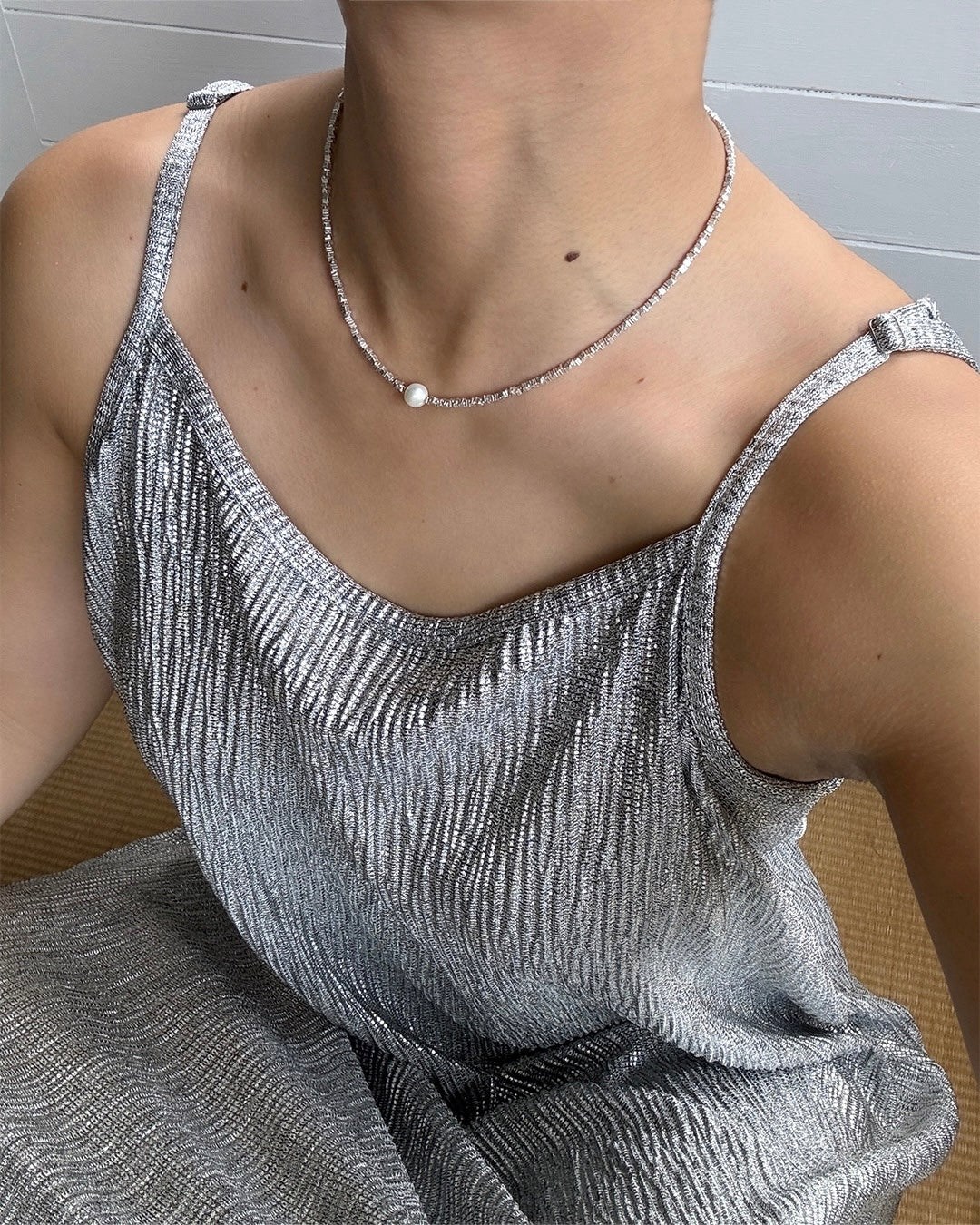 手作飾品品牌 Silhouette Spark 純銀項鍊 Aadav Necklace
