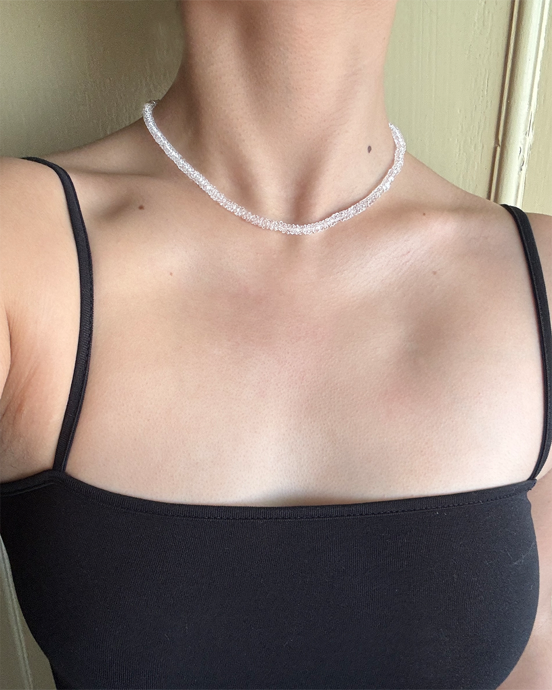 手作飾品品牌 Silhouette Spark 天然水晶項鍊 Kalae Necklace