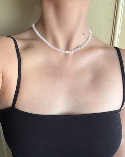 手作飾品品牌 Silhouette Spark 天然水晶項鍊 Kalae Necklace