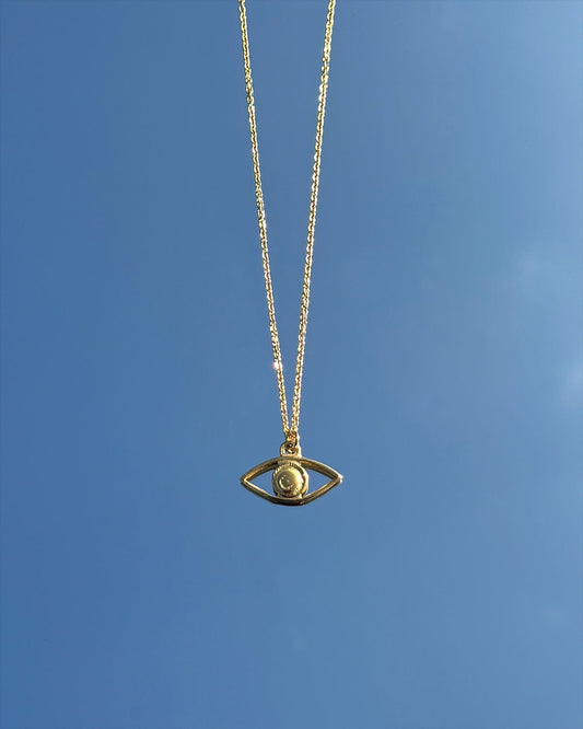 手作飾品品牌 Silhouette Spark 可碰水惡魔眼吊墜項鍊 Mona Necklace