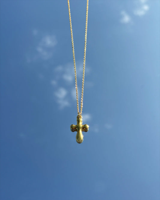 手作飾品品牌 Silhouette Spark 可碰水十字架吊墜項鍊 Nadine Necklace