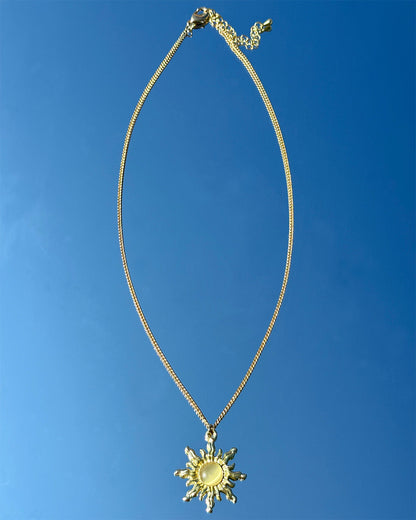 手作飾品品牌 Silhouette Spark 太陽吊墜項鍊 Sol Necklace