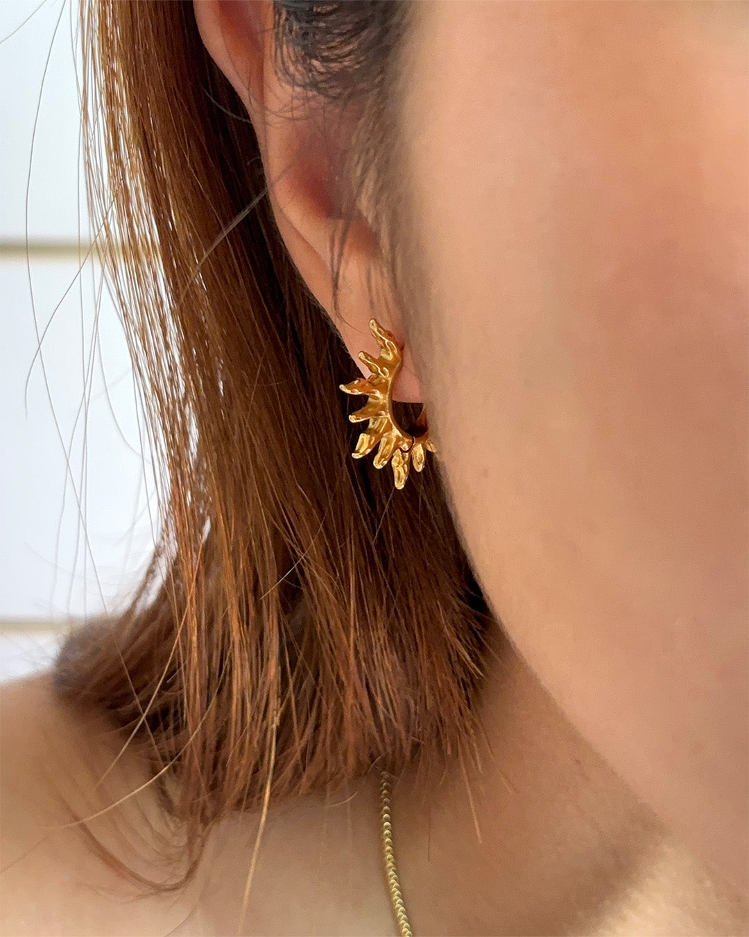 手作飾品品牌 Silhouette Spark 選物太陽耳環 Sol Earrings