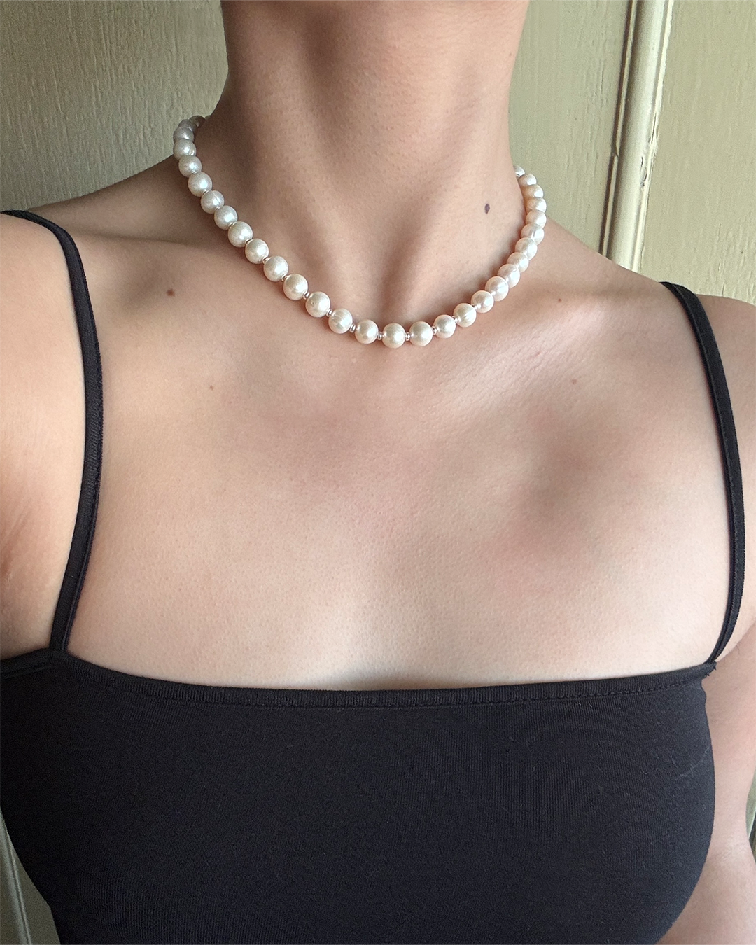 手作飾品品牌 Silhouette Spark 天然珍珠項鍊 Standard Necklace