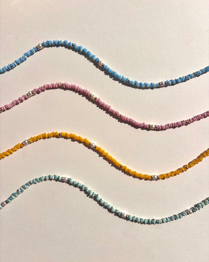手作飾品品牌 Silhouette Spark 黃色珍珠項鍊 Avon Ava Eli Tane 項鍊 Avon Ava Eli Tane Eli necklace